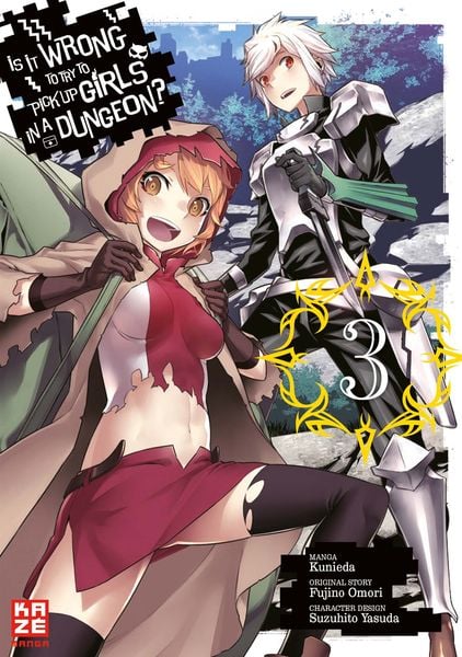 Is it Wrong to Try to Pick up Girls in a Dungeon – Band 3, Taschenbuch von Fujino Oomori, Pegasus Manga, 978-2-88921-884-4