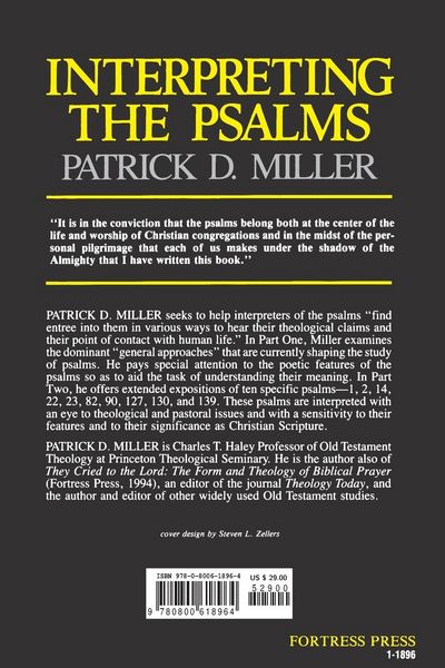 Produktbild: Interpreting the Psalms