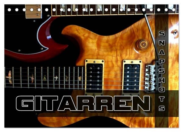 Produktbild: Gitarren Snapshots (Tischkalender 2026 DIN A5 quer), CALVENDO Monatskalender
