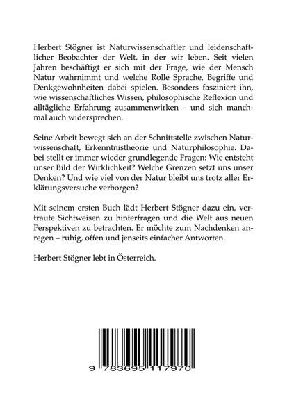 Produktbild: Die Natur ist nicht, was wir denken