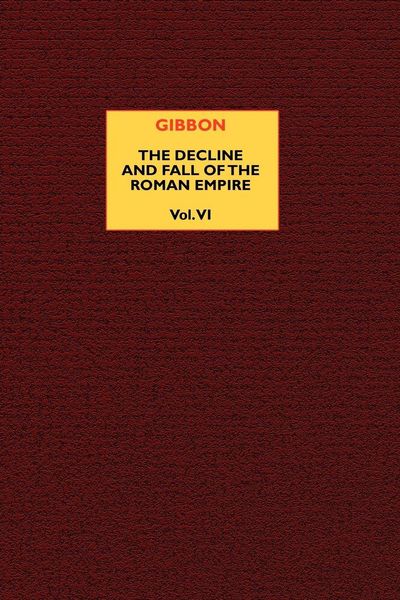 Produktbild: The Decline and Fall of the Roman Empire (vol. 6)