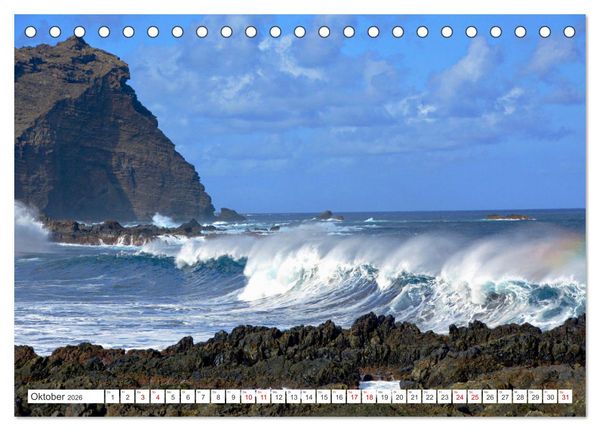 Produktbild: Teneriffa - Insel der Gl&uuml;ckseligen (Tischkalender 2026 DIN A5 quer), CALVENDO Monatskalender