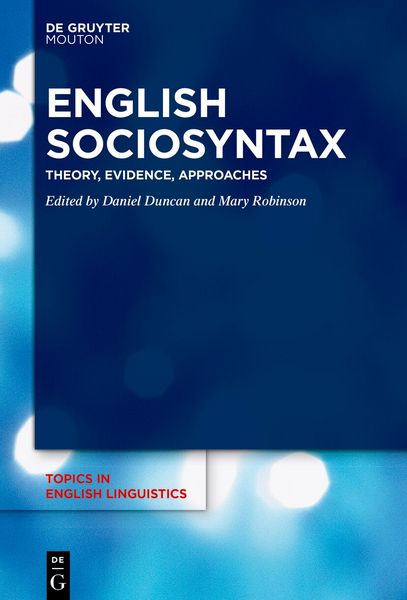 Produktbild: English Sociosyntax