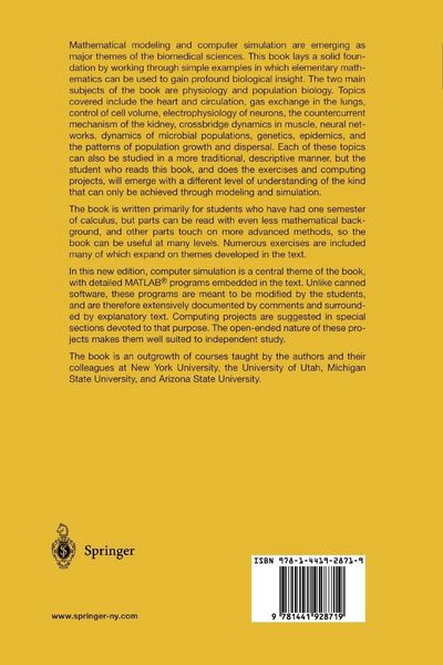 Produktbild: Modeling and Simulation in Medicine and the Life Sciences