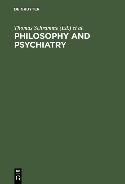 Produktbild: Philosophy and Psychiatry