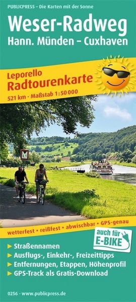 Produktbild: Weser-Radweg, Hann. M&uuml;nden - Cuxhaven