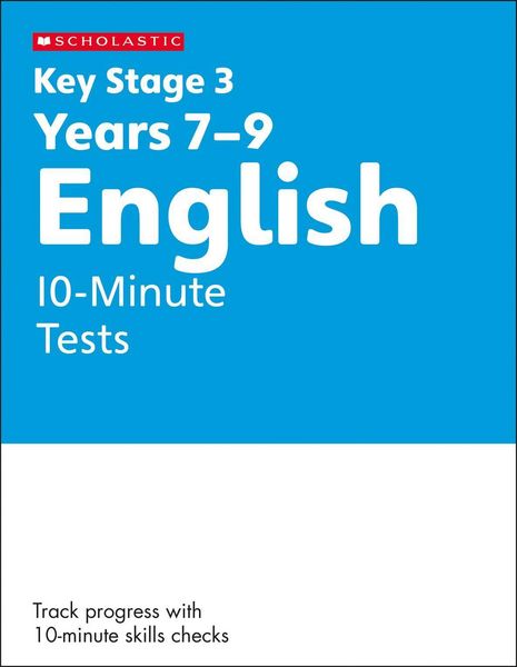 Produktbild: KS3 English 10-Minute Tests Years 7-9 with answers.