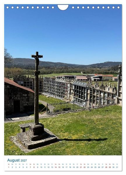 Produktbild: Camino a Fisterra - der Jakobsweg zum Kap Finisterra (Wandkalender 2027 DIN A4 hoch), CALVENDO Monatskalender