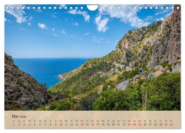 Produktbild: Mallorca - Perle des Mittelmeers (Wandkalender 2026 DIN A4 quer), CALVENDO Monatskalender