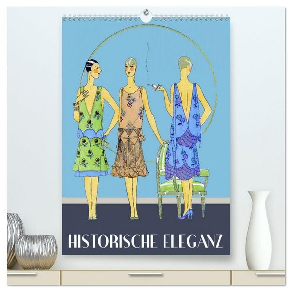 Produktbild: Historische Eleganz (hochwertiger Premium Wandkalender 2026 DIN A2 hoch), Kunstdruck in Hochglanz