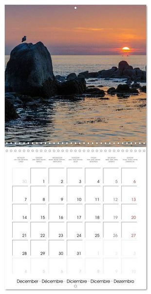 Produktbild: Bretagne Paysages c&ocirc;tiers (Calendrier mural carr&eacute; 2026 30x30 cm) Calendrier double avec une page pour vos prises de notes
