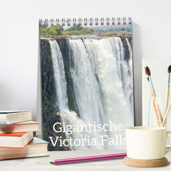 Produktbild: Gigantische Victoria Falls (Tischkalender 2027 DIN A5 hoch), CALVENDO Monatskalender