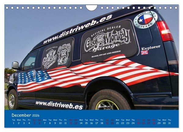 Produktbild: Great American cars (Wall Calendar 2026 DIN A4 landscape), CALVENDO 12 Month Wall Calendar