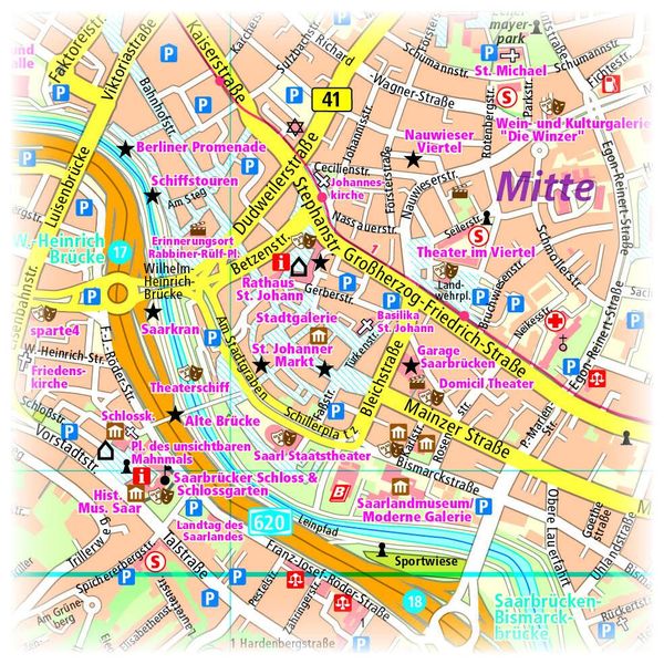 Produktbild: Saarbr&uuml;cken / Sarrebruck