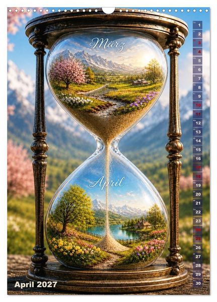 Produktbild: Zeit der Jahreszeiten (Wandkalender 2027 DIN A3 hoch), CALVENDO Monatskalender