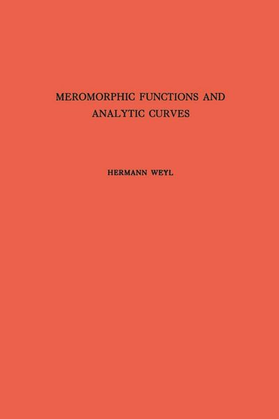 Produktbild: Meromorphic Functions and Analytic Curves