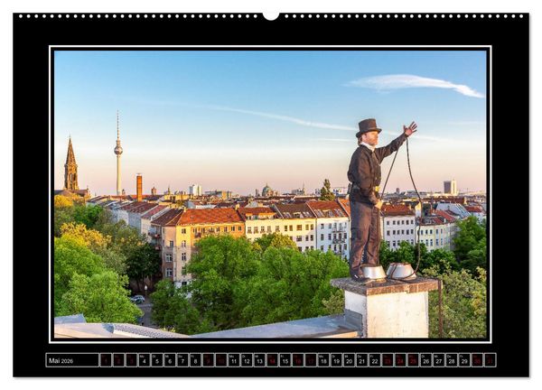Produktbild: Schornsteinfeger &uuml;ber Berlin - Gl&uuml;cksblicke (Wandkalender 2026 DIN A2 quer), CALVENDO Monatskalender
