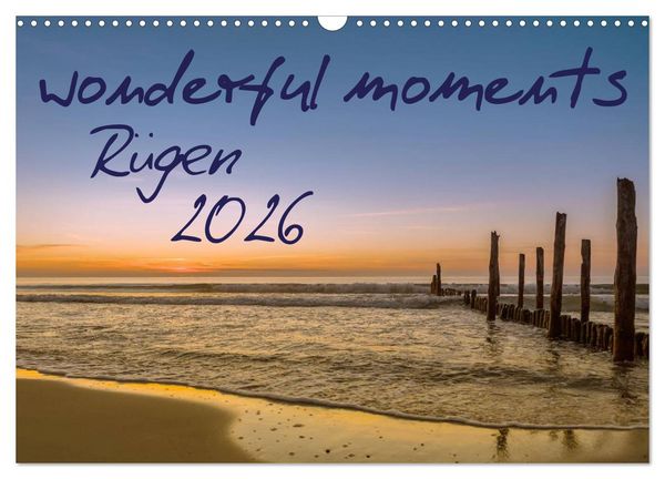 Produktbild: wonderful moments - R&uuml;gen 2026 (Wandkalender 2026 DIN A3 quer), CALVENDO Monatskalender