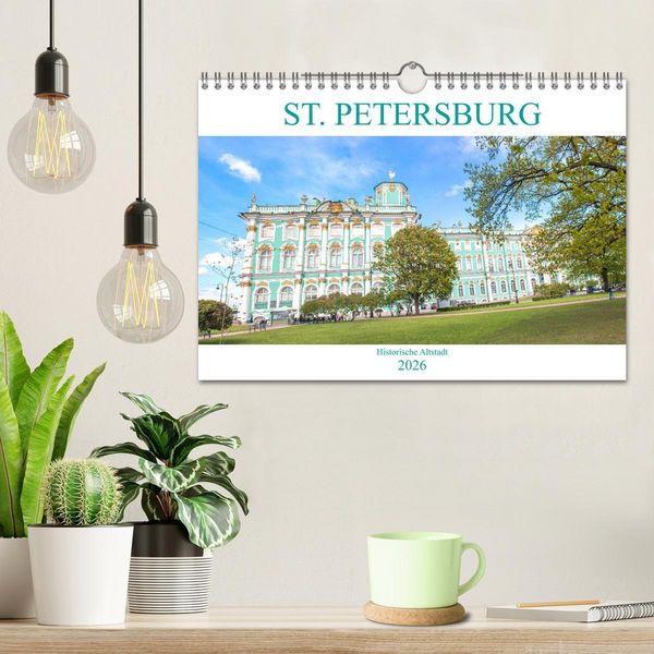 Produktbild: St. Petersburg - Historische Altstadt (Wandkalender 2026 DIN A4 quer), CALVENDO Monatskalender