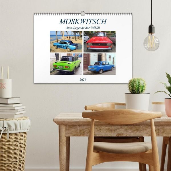 Produktbild: MOSKWITSCH - Auto-Legende der UdSSR (Wandkalender 2026 DIN A3 quer), CALVENDO Monatskalender