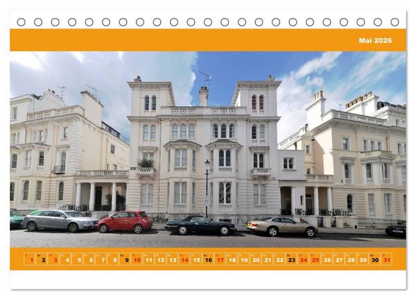 Produktbild: London Fassade 2026 (Tischkalender 2026 DIN A5 quer), CALVENDO Monatskalender