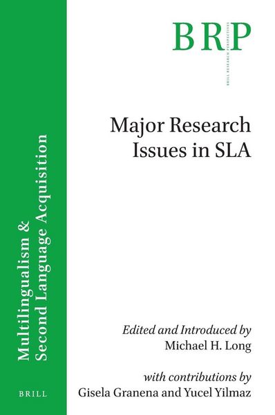 Produktbild: Major Research Issues in Sla