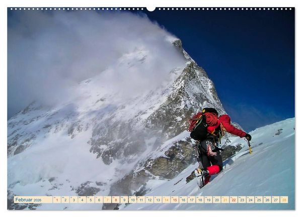 Produktbild: Bergsteigen und Klettern (hochwertiger Premium Wandkalender 2026 DIN A2 quer), Kunstdruck in Hochglanz