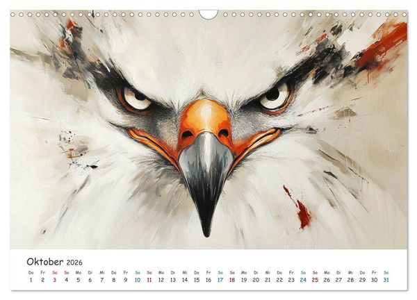Produktbild: Tiere in der Kunst (Wandkalender 2026 DIN A3 quer), CALVENDO Monatskalender
