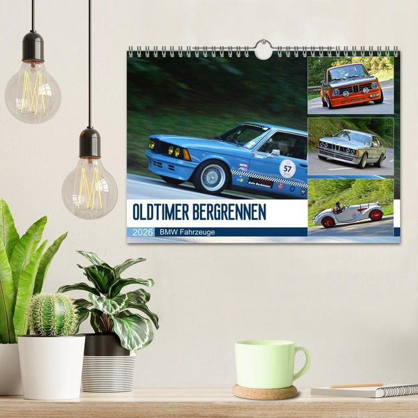 Produktbild: OLDTIMER BERGRENNEN - BMW Fahrzeuge (Wandkalender 2026 DIN A4 quer), CALVENDO Monatskalender