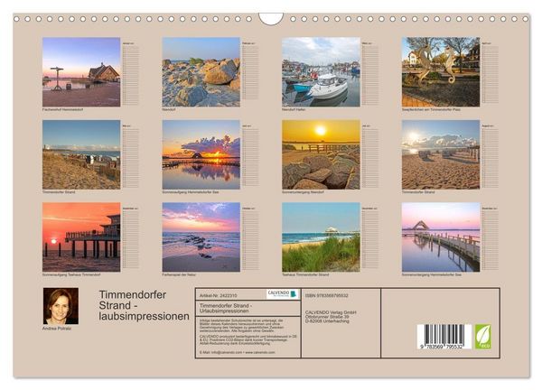 Produktbild: Timmendorfer Strand - Urlaubsimpressionen (Wandkalender 2027 DIN A3 quer), CALVENDO Monatskalender
