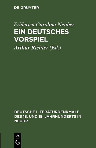 Produktbild: Ein deutsches Vorspiel