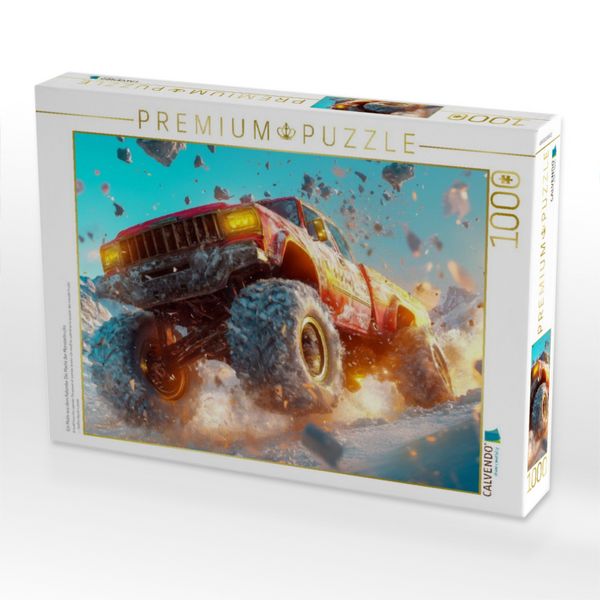 Produktbild: CALVENDO Puzzle Ein Motiv aus dem Kalender Die Macht der Monstertrucks | 1000 Teile Lege-Gr&ouml;&szlig;e 64x48cm Foto-Puzzle f&uuml;r gl&uuml;ckliche Stunden