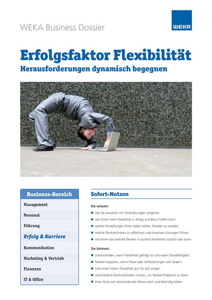 Produktbild: Erfolgsfaktor Flexibilit&auml;t