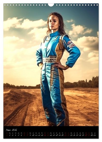 Produktbild: Dirt Race Girls (Wandkalender 2026 DIN A3 hoch), CALVENDO Monatskalender