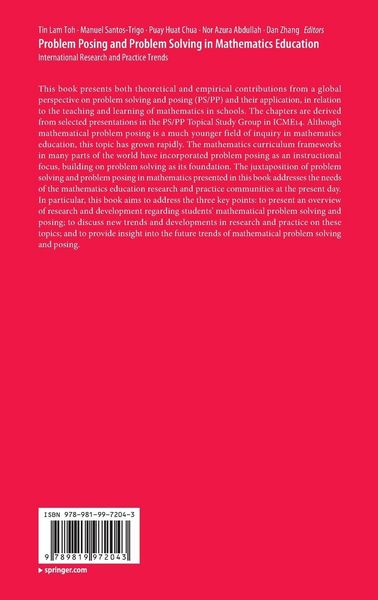 Produktbild: Problem Posing and Problem Solving in Mathematics Education