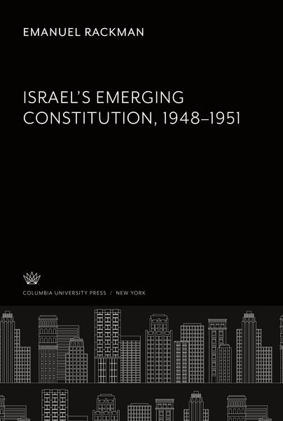 Produktbild: Israel'S Emerging Constitution 1948-51