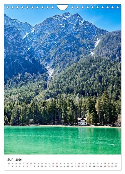 Produktbild: S&uuml;d-Tirol in stimmungsvollen Bildern (Wandkalender 2026 DIN A4 hoch), CALVENDO Monatskalender