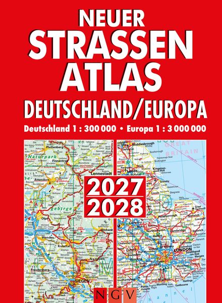 Produktbild: Neuer Stra&szlig;enatlas Deutschland/Europa 2027/2028