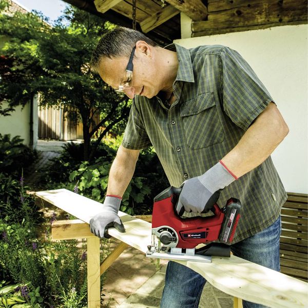 Einhell TE-JS 18/80 Li Kit (1 x 2,0 Ah) Akku-Stichsäge 4326407 inkl. Akku, inkl. Ladegerät  18 V 2.0 Ah