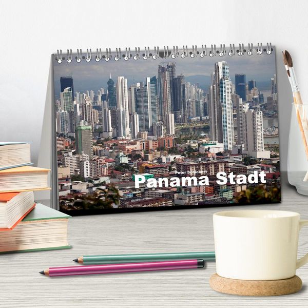 Produktbild: Panama Stadt (Tischkalender 2026 DIN A5 quer), CALVENDO Monatskalender