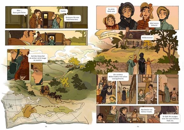 Produktbild: Verstand und Gef&uuml;hl - die Graphic Novel nach Jane Austen