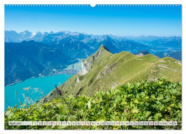 Produktbild: Der Brienzersee - Im Herzen des Berner Oberlandes (hochwertiger Premium Wandkalender 2026 DIN A2 quer), Kunstdruck in Hochglanz