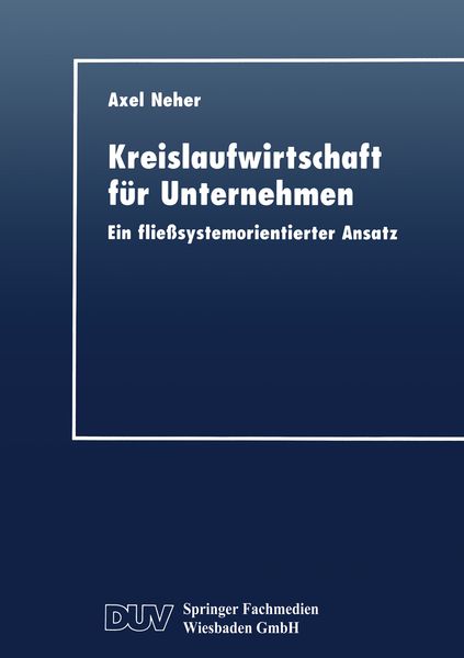 Produktbild: Kreislaufwirtschaft f&uuml;r Unternehmen