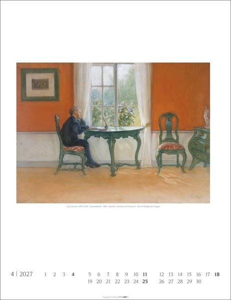 Produktbild: Carl Larsson Kalender 2027
