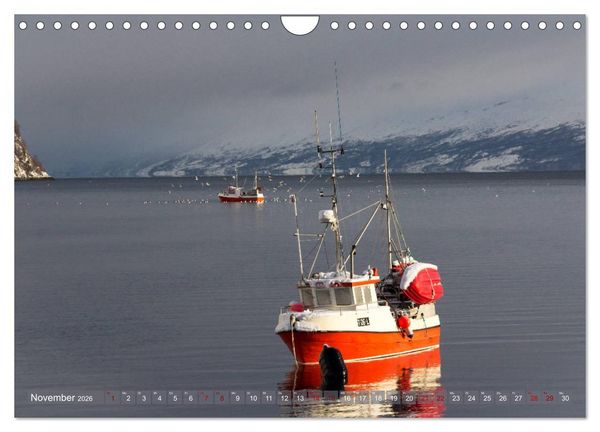 Produktbild: Lyngener Alpen Nord-Norwegen (Wandkalender 2026 DIN A4 quer), CALVENDO Monatskalender