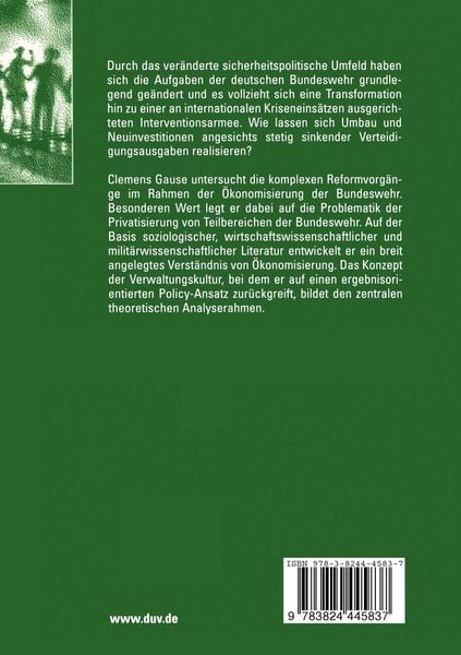 Produktbild: Die &Ouml;konomisierung der Bundeswehr