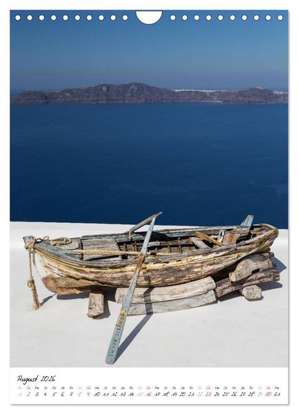 Produktbild: Insel des Lichts - Santorini (Wandkalender 2026 DIN A4 hoch), CALVENDO Monatskalender