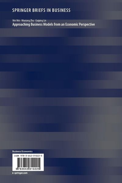 Produktbild: Approaching Business Models from an Economic Perspective