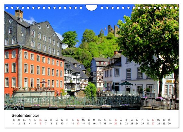 Produktbild: Die sch&ouml;nsten Orte der Eifel (Wandkalender 2026 DIN A4 quer), CALVENDO Monatskalender