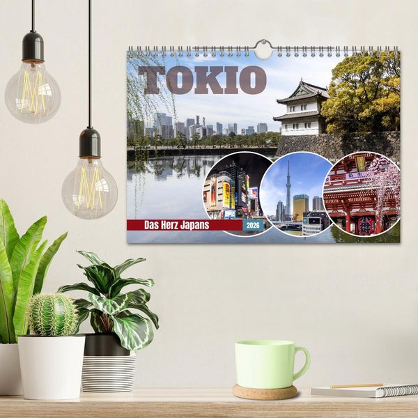 Produktbild: Tokio - Das Herz Japans (Wandkalender 2026 DIN A4 quer), CALVENDO Monatskalender